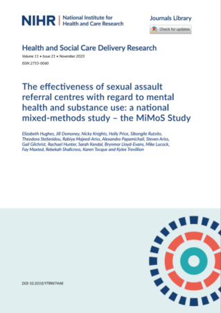 the photo shows the front cover of the MIMOS report including title of study and list of authors